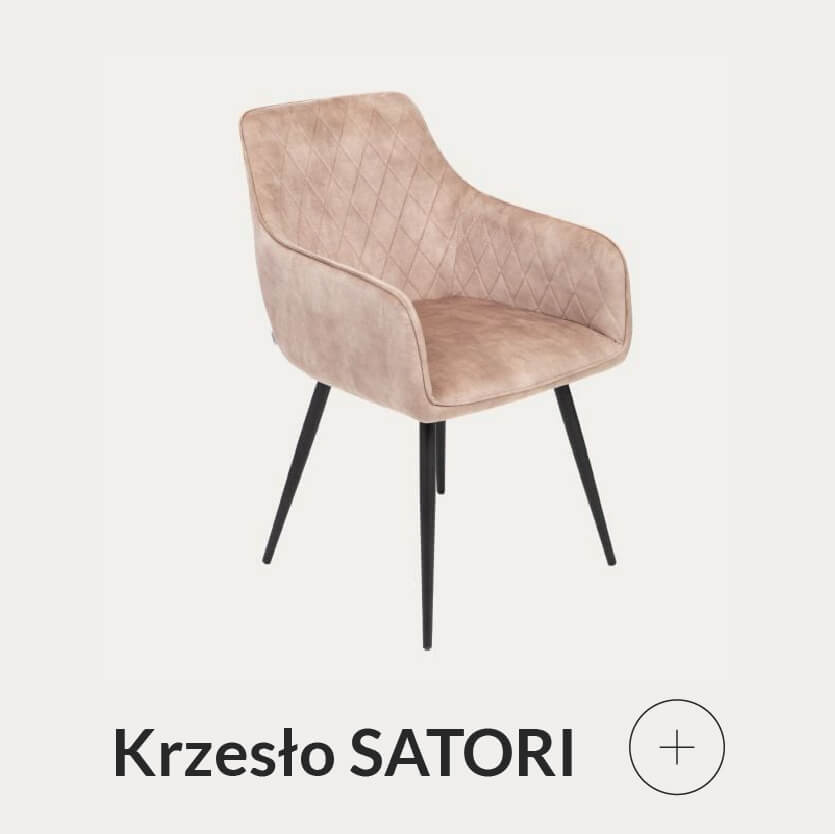 Krzesło pikowane beżowe