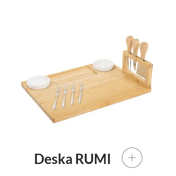 deska z nożykami do sera