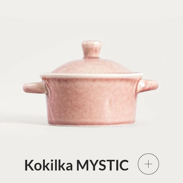 kokilka z pokrywką różowa