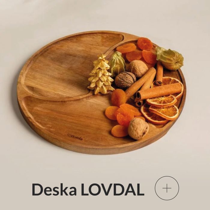 Deska do serwowania z choinką