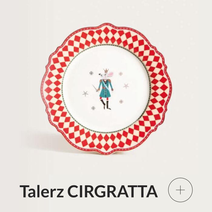 Talerz świąteczny dekoracyjny
