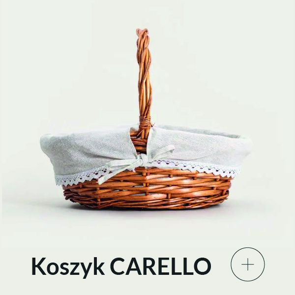 Koszyk wielkanocny wiklinowy