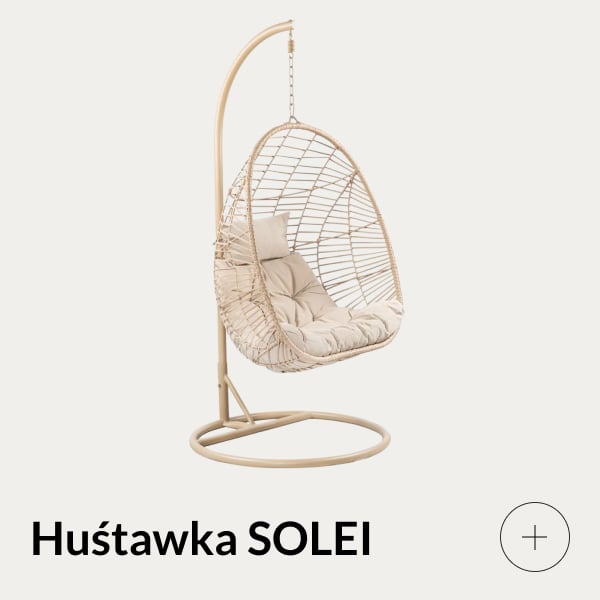 huśtawka ogrodowa beżowa