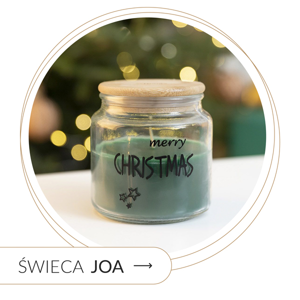 Świeca zapachowa zielona
