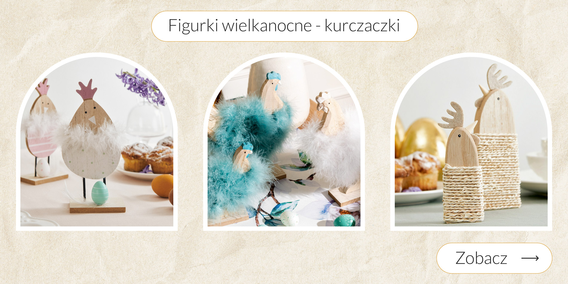 figurki wielkanocne - kurczaczki