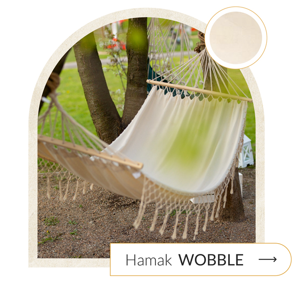 Hamak ogrodowy ecru