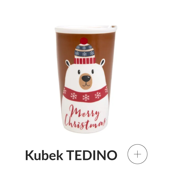 Kubek termiczny świąteczny duży 0,5 L