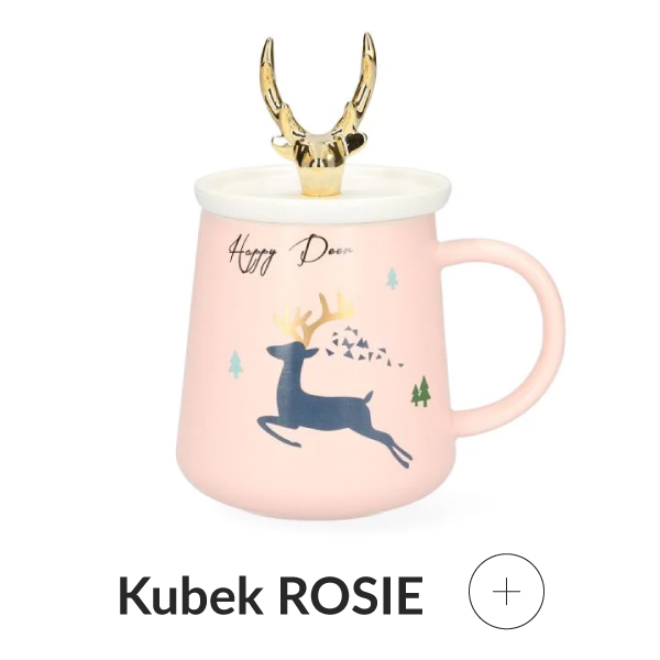Kubek ozdobny z pokrywką złoty