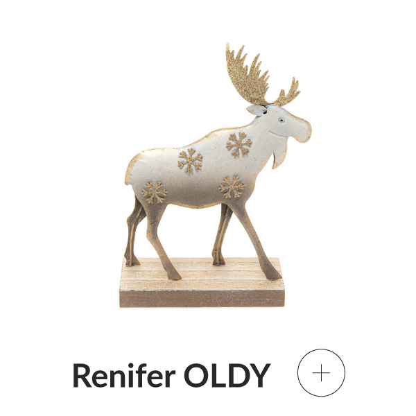 Renifer metalowy