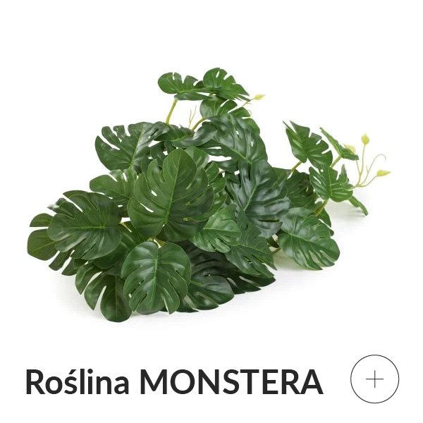 Sztuczna roślina monstera