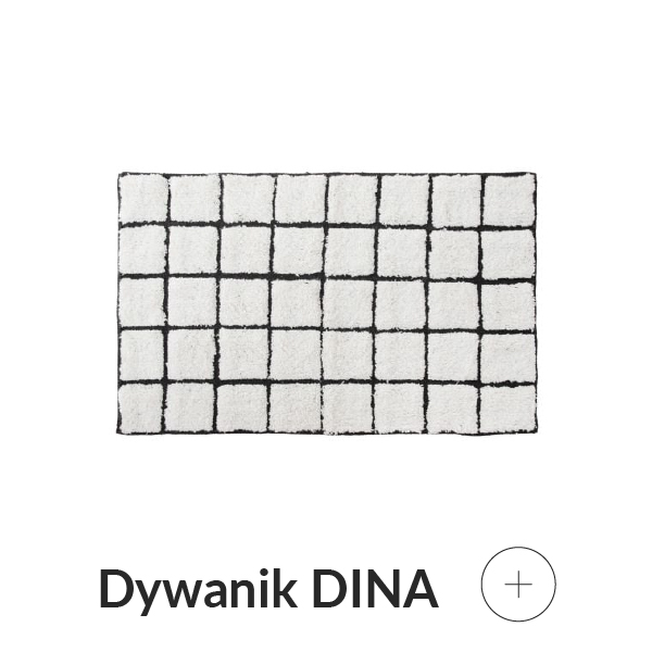 Dywanik łazienkowy w kratkę