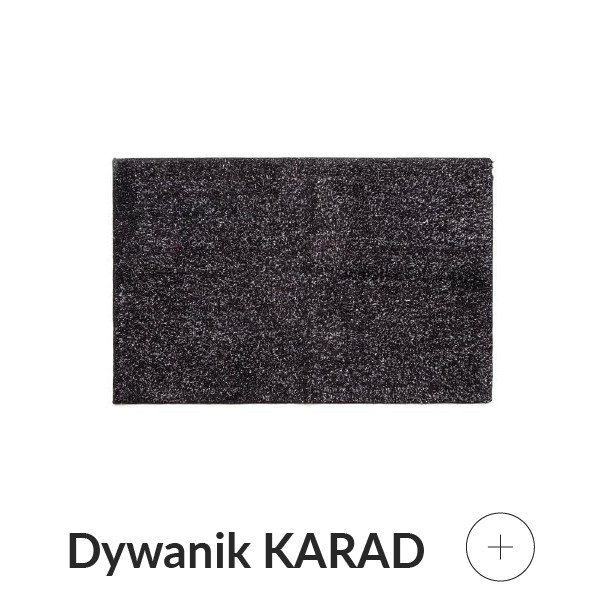 Dywanik łazienkowy czarny