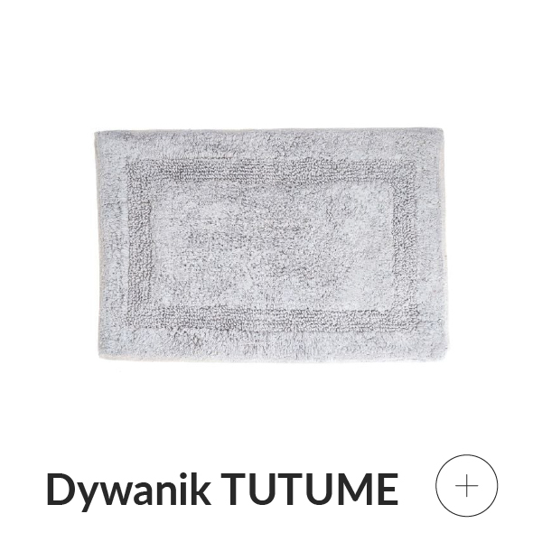 Szary dywanik do łazienki