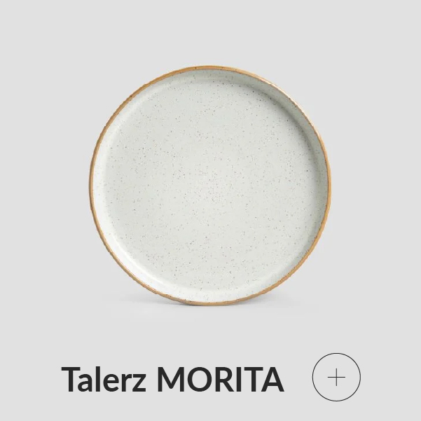 Talerz ze złotym rantem