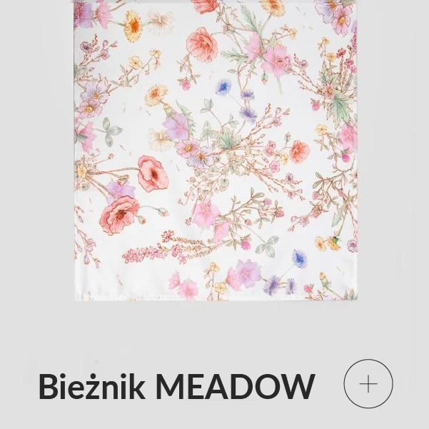 Bieżnik w kwiaty wiosenne