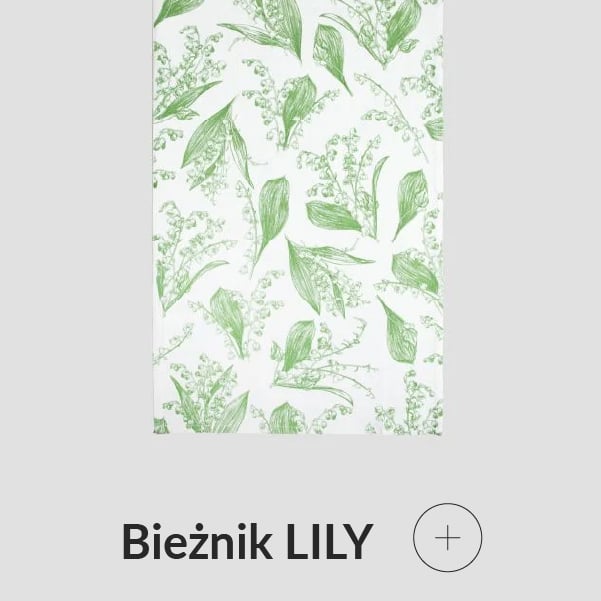 Bieżnik w konwalie