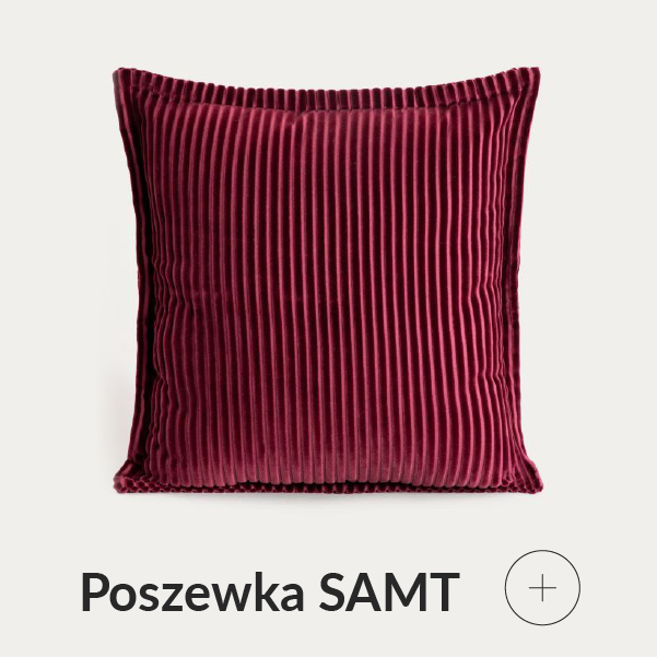 Poszewka burgundowa