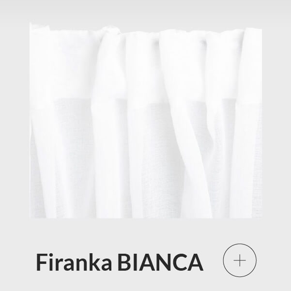 Firanka biała