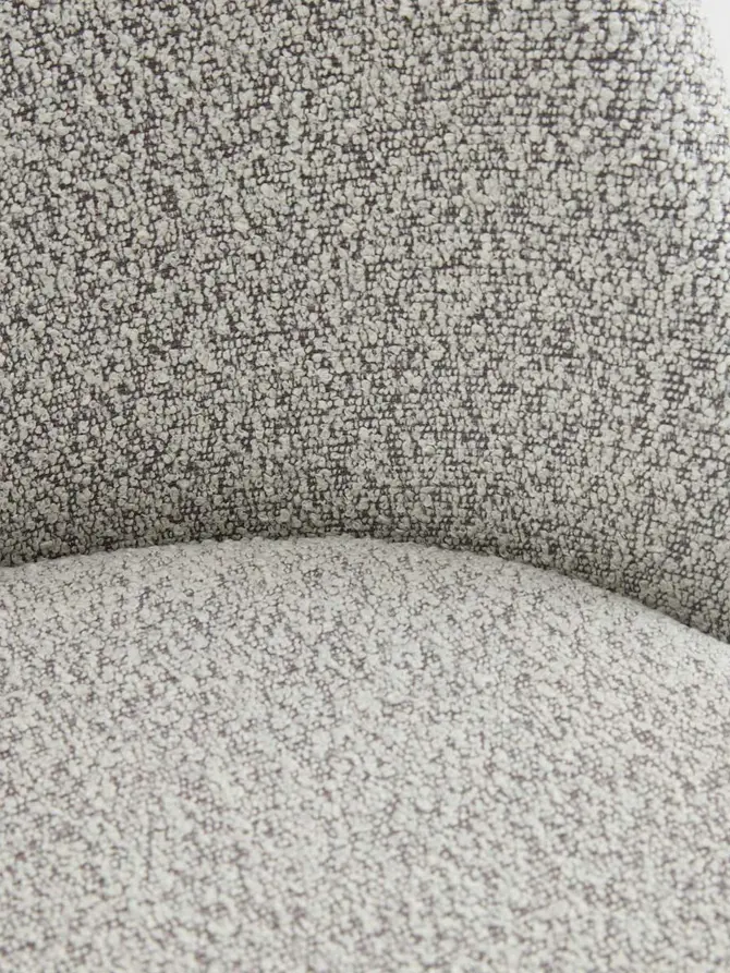 Krzesło FRESCA Jasnoszare 49x56x80 cm