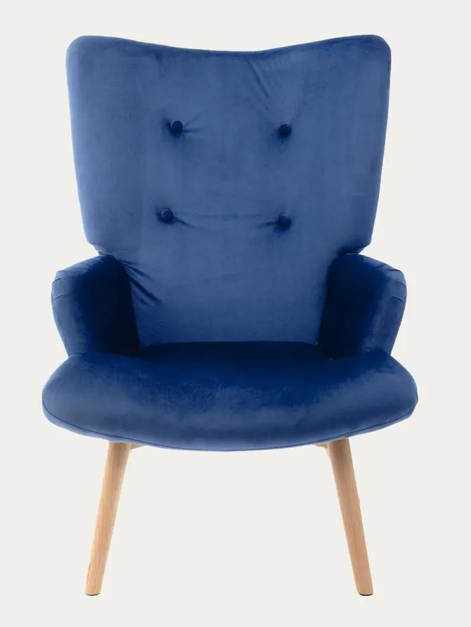 Fotel MOSS granatowy 70x55x95 cm