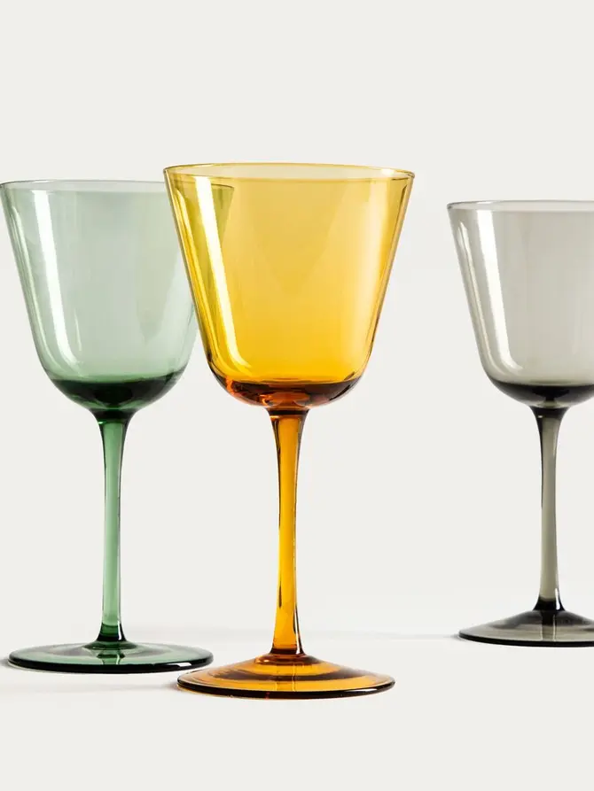 Kieliszek AMBERIS szary 0,28 l