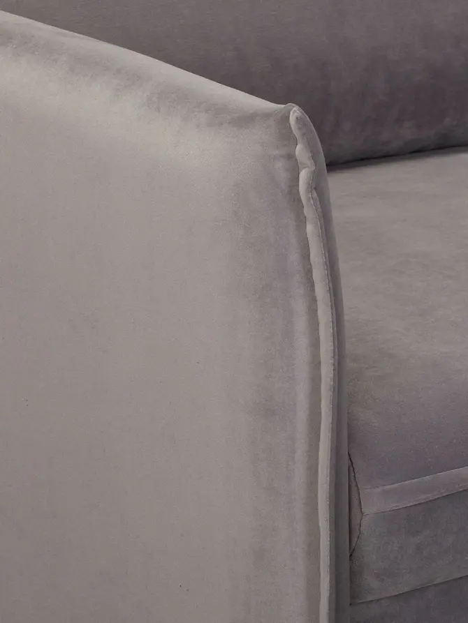 Sofa RUGG Sofa szara 149x86x91 cm