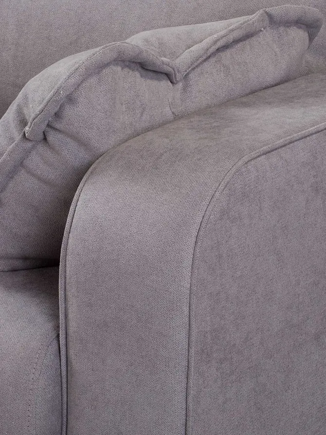 Sofa ILLA Narożnik szary 230x154x84 cm