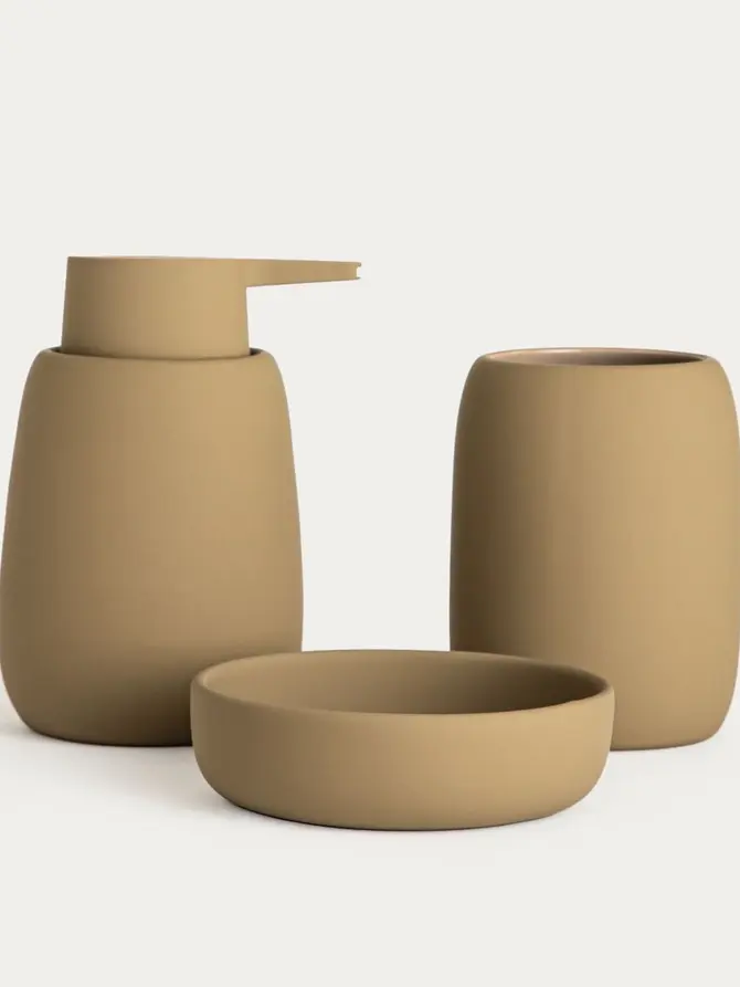 Mydelniczka ALMERI ceramiczna zielona 11,2x3,2 cm