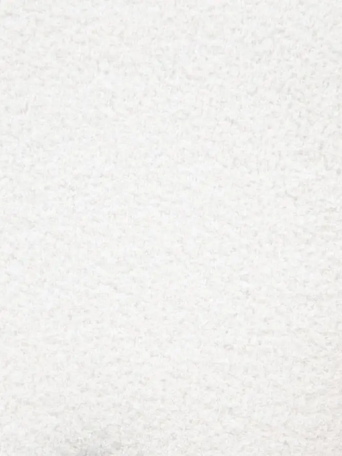 Fotel MOSS TEDDY BOUCLE w tkaninie TEDDY biały 70x55x95 cm