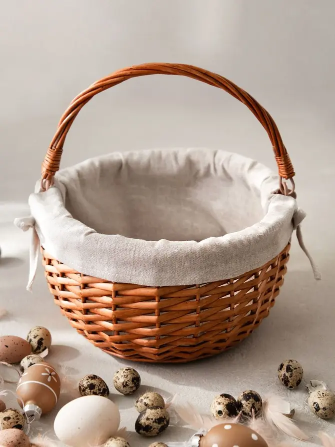 Koszyk CARELLO ze składaną rączką 25 cm