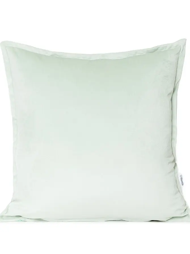 Poszewka NANTU welwetowa sztruksowa pistacjowa 45x45+1.5 cm