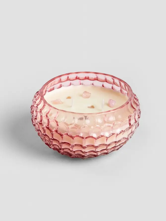 Świeca zapachowa SERENITY Rose & Linen Cotton 270 g