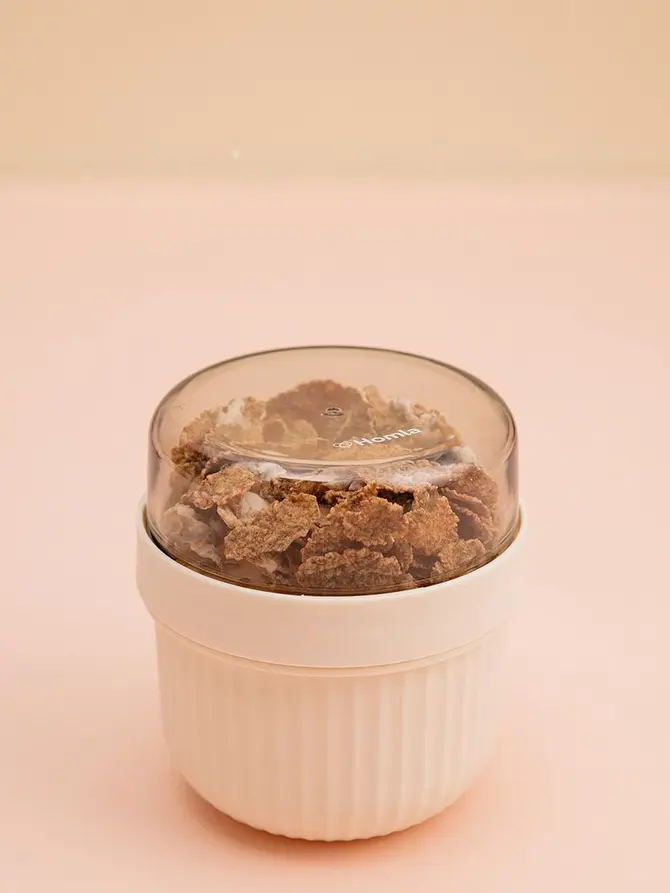 Pojemnik LUNARE na jogurt śmietankowy 450 ml + 200ml
