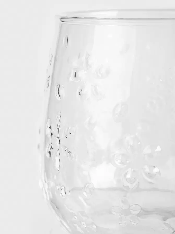 Szklanka ELDA z uchem wzorzysta 0,45 l