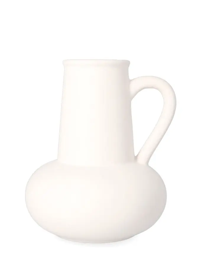 Wazon CAIRO ceramiczny biały 15x14,5x17,5 cm