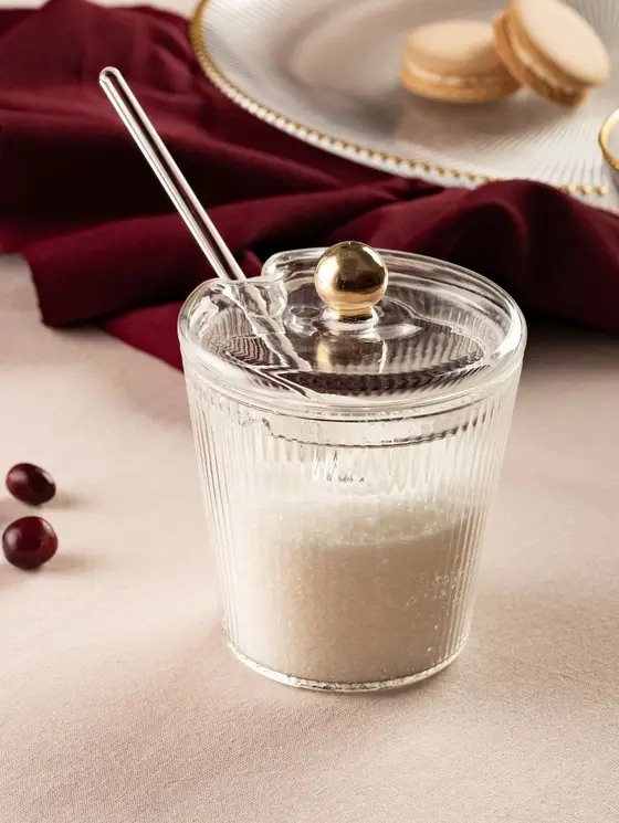 Cukiernica LYNN ze złotą gałką 0,4 l