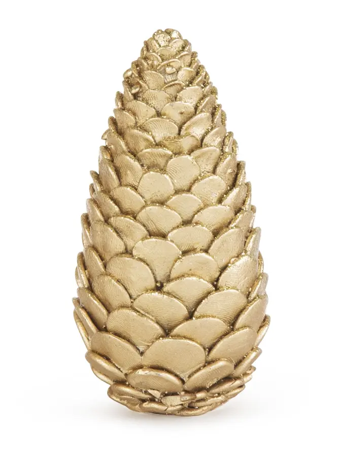 Szyszka POLIE złota 10 cm