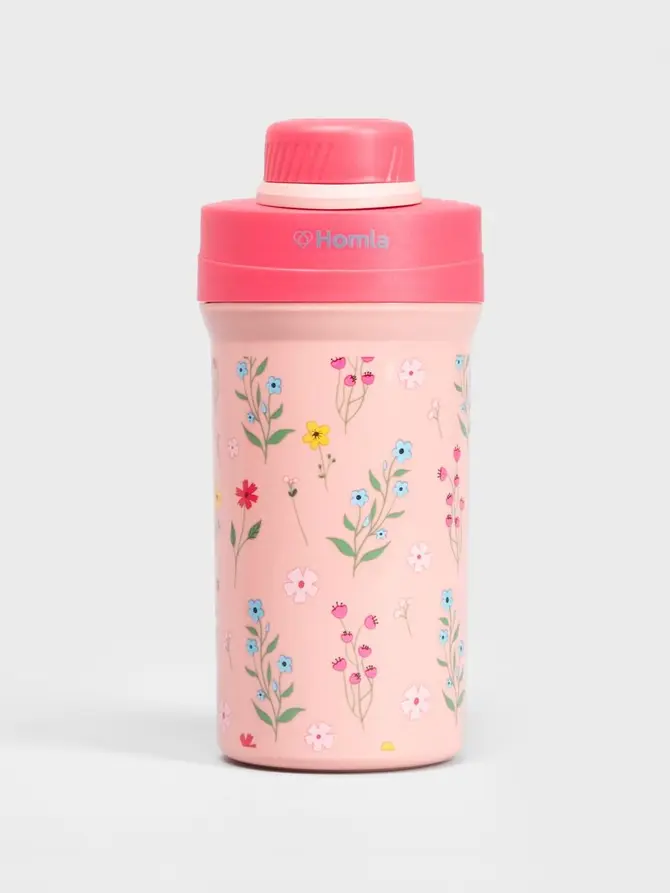 Zestaw lunchbox B2 LUSY różowy z kubkiem 1,8l + 0,5l