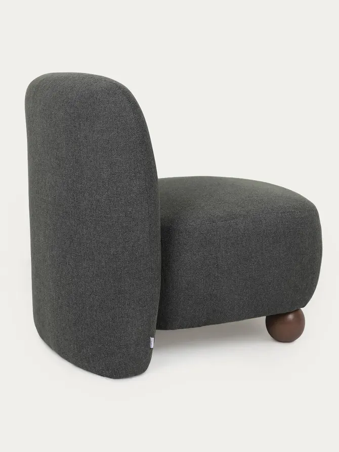 Fotel NORELLO szary 66x77x77 cm
