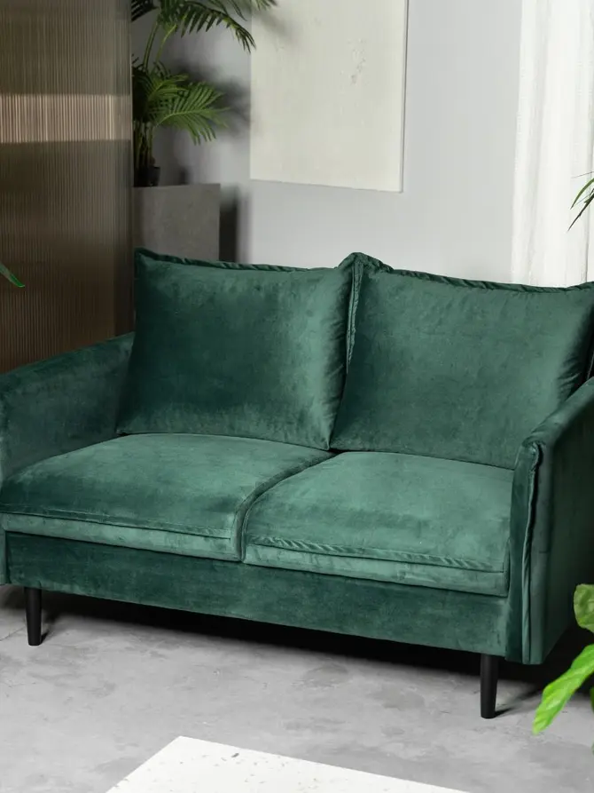 Sofa RUGG Sofa zielona 149x86x91 cm