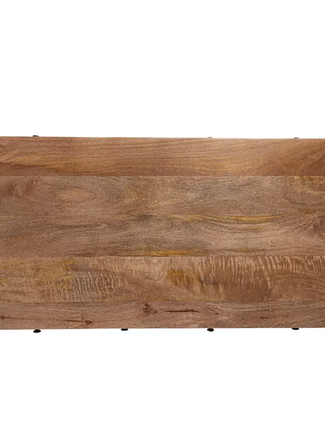 Stolik kawowy TAYO lite drewno mango 117x65x35 cm