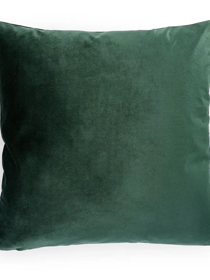 Poszewka BEE z haftem zielona 45x45 cm