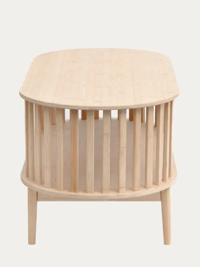 Stolik kawowy LEMN bambusowy 100x48x45 cm