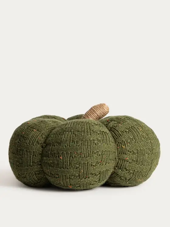 Dynia KIRRA ciemnozielona materiałowa 32x21 cm
