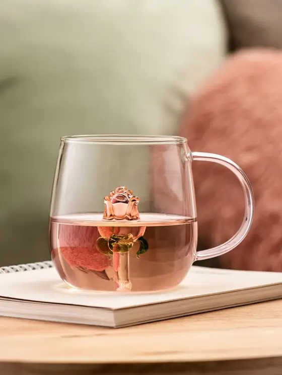 Szklanka ARTEZA z różą w środku 0,4 l