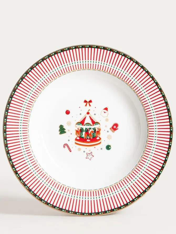 Talerz CIRCORIA głęboki w paski 21 cm