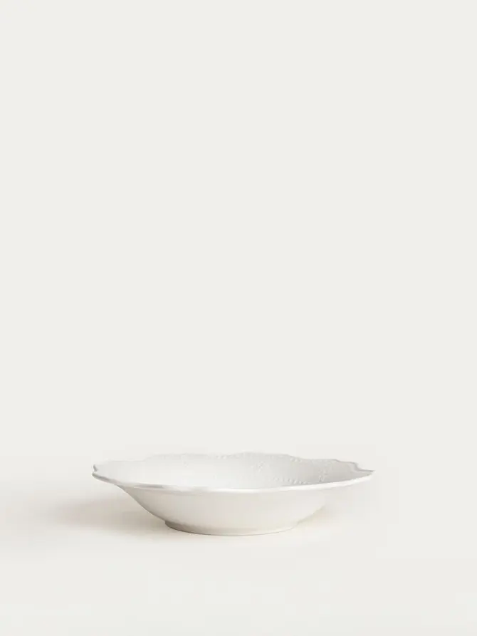 Talerz VISTAL głęboki biały 23 cm