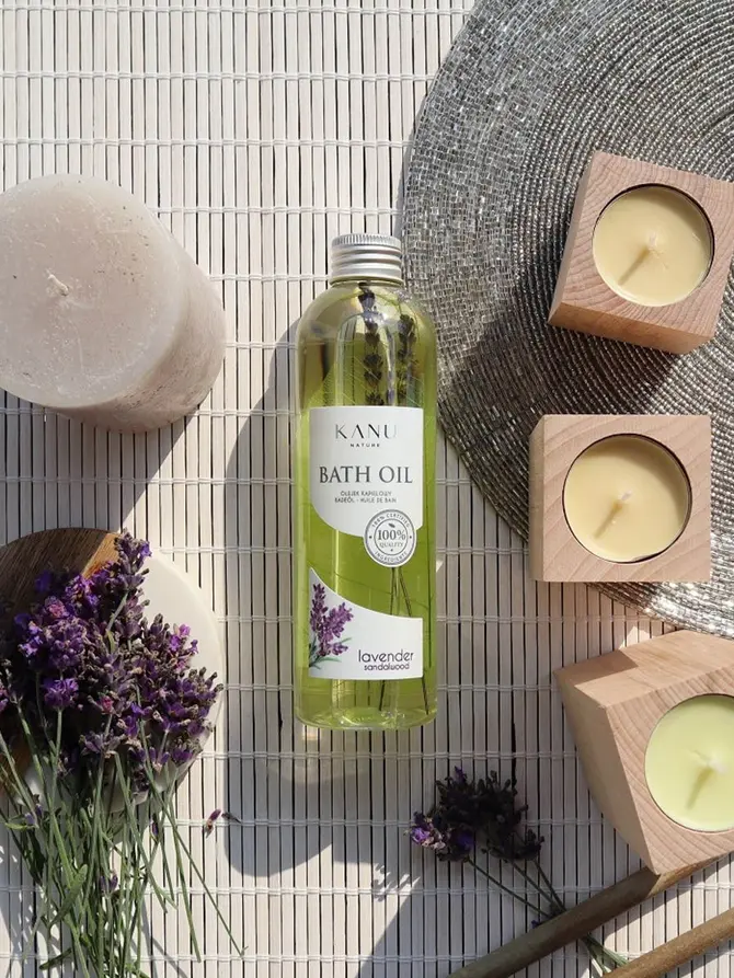 Olejek do kąpieli l Bath oil Lavender & Sandalwood l Lawenda i Drzewo sandałowe