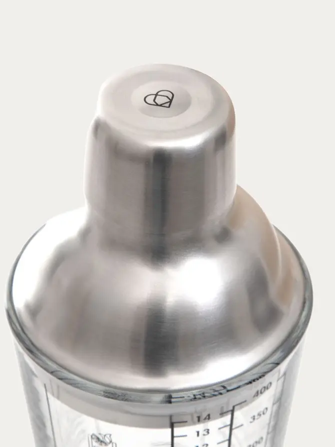 Shaker ALCOLE ze srebrnym wieczkiem 400 ml