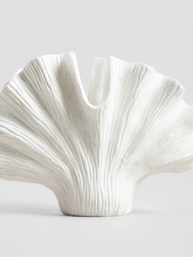 Wazon EVANIA w kształcie muszli 20x11x16cm